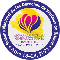 2021 Semana Nacional de los Derechos de Víctimas de Crimen Anuncio de Vista 8 (250x250 px)