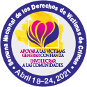 2021 Semana Nacional de los Derechos de Víctimas de Crimen Botón 1 (125x125 px)
