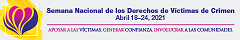 2021 Semana Nacional de los Derechos de Víctimas de Crimen Banner 1 (480x80 px)