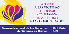 2021 Semana Nacional de los Derechos de Víctimas de Crimen Banner (Twitter) (1500x500 px)