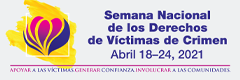 2021 Semana Nacional de los Derechos  de Víctimas de Crimen Cartelera 1 (30" X 10") Thumbnail