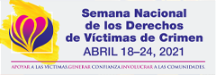 2021 Semana Nacional de los Derechos  de Víctimas de Crimen Cartelera 2 (44" X 14") Thumbnail