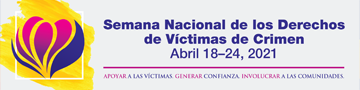 2021 Semana Nacional de los Derechos  de Víctimas de Crimen Marcapáginas 1