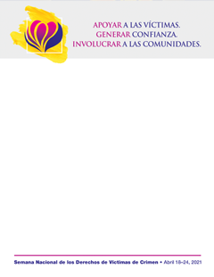 2021 Semana Nacional de los Derechos de Víctimas de Crimen Encabezado