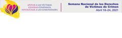2021 Semana Nacional de los Derechos de Víctimas de Crimen Afiche para Mesas