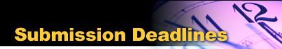 Submission Deadlines